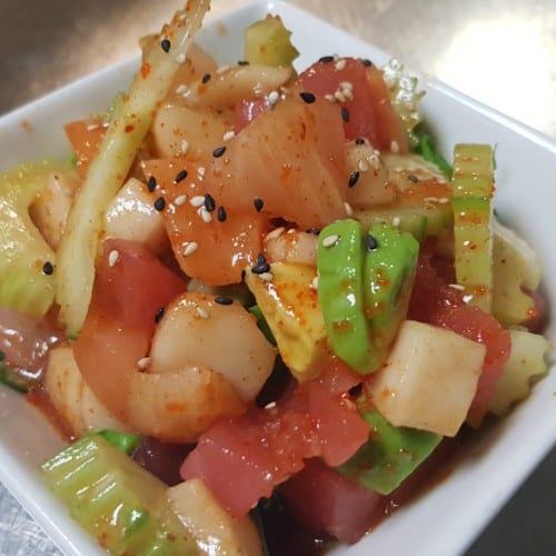 Spicy Fish Salad.