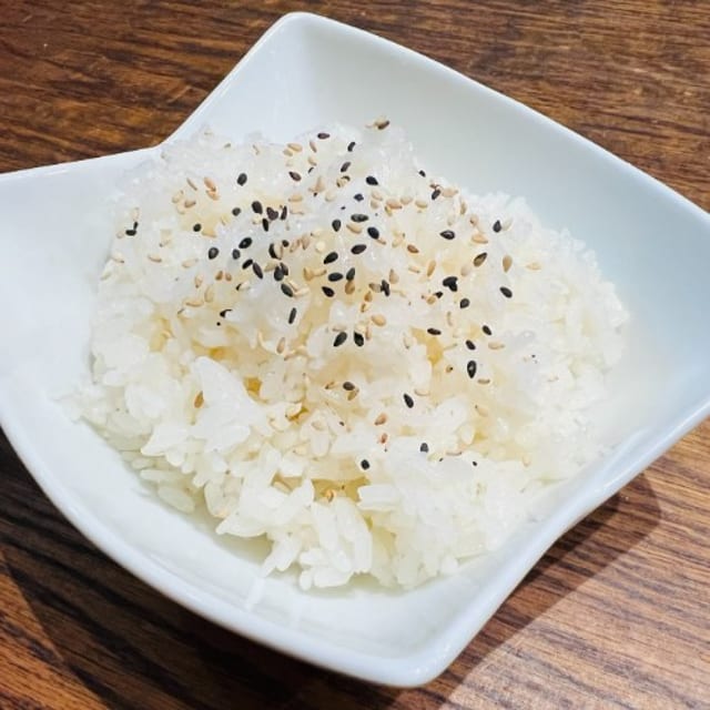 Steamed Sushi Rice.