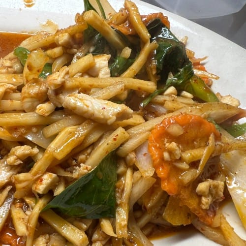 Stir Fry Spicy Bamboo.
