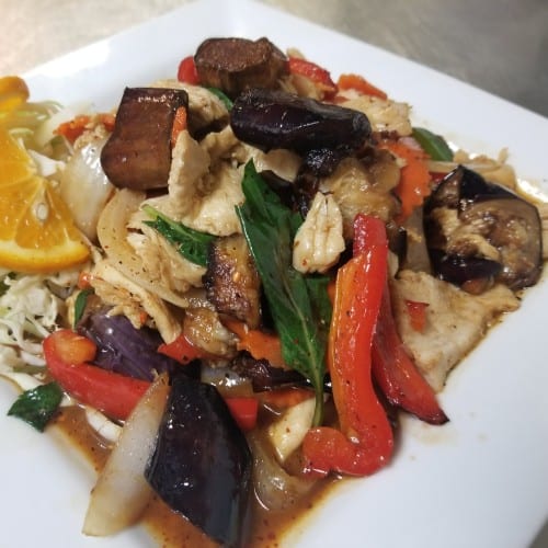 Spicy Eggplant.
