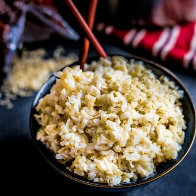 Steamed Brown Rice.