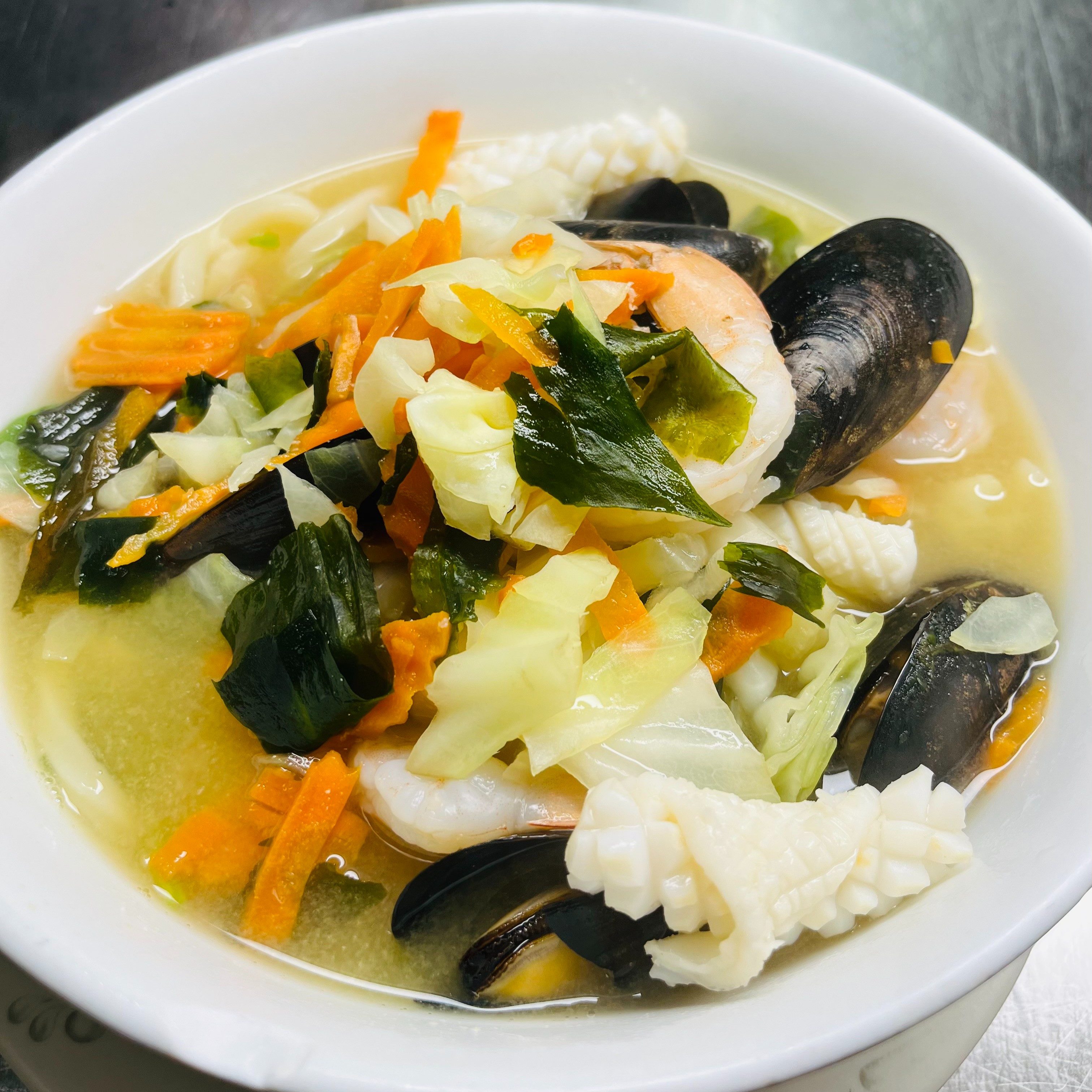 Seafood Miso Udon.