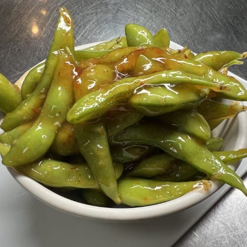 Spicy Edamame.