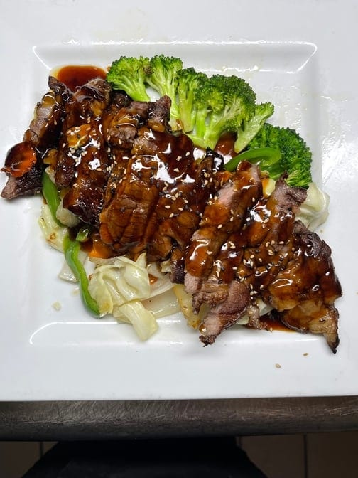 Steak Teriyaki.