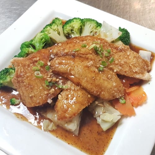 Garlic Fish.