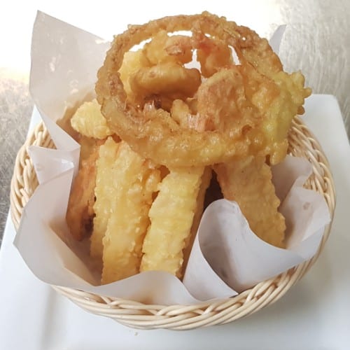 Shrimp Tempura.
