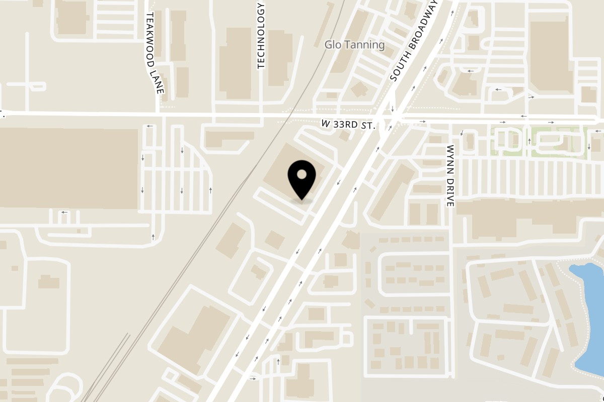 Map showing the location of THAI DELIGHT BROADWAY Edmond on 3409 S Broadway Suite 750 in Edmond